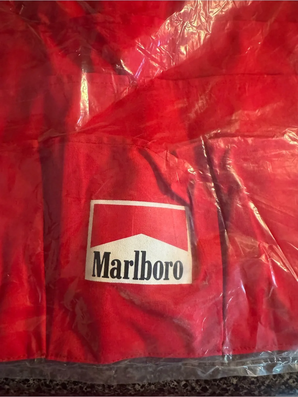 VTG Marlboro Red and White Logo Belt Tool Pouch NWT
